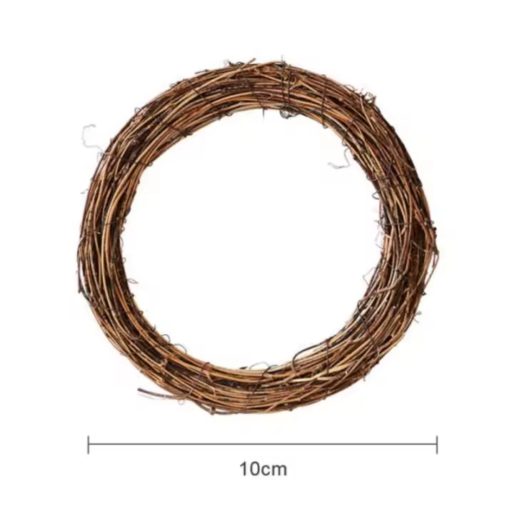 Anillo De Rotura Natural DIY Para Hacer Corona Floral 10-40cm Decoración De Navidad Boda Y Ventana Hecho De Plástico - 1
