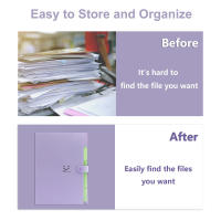 Carpeta De Archivo A4 Multicapa En Colores Azúcar Organizador Grande De Capacidad Estilo Coreano Sencillo Para Oficina Y Material PP - details 10