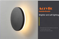 Lámpara De Pared LED Moderna IP65 Impermeable Para Exterior Aluminio Redondo Y Cuadrado Luz Para Jardín Porche 96V 220V Sconce Luminaire - details 6