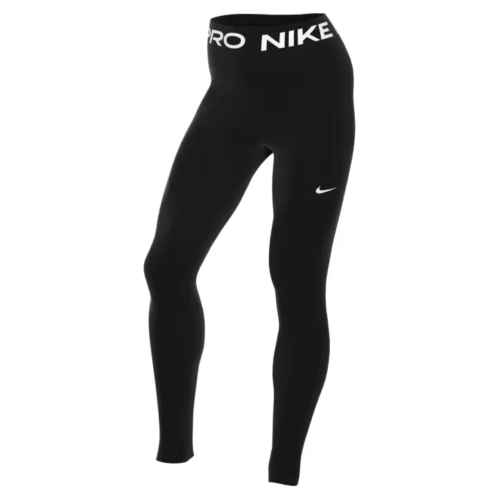 Nike Pro W Leggings W CZ9779-010 – Mallas deportivas de compresión para mujer con tejido elástico y tecnología Dri-FIT, brindando ajuste perfecto, comodidad y transpirabilidad durante el entrenamiento. - 1