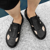 Sandalias De Verano Para Hombre Cómodas Y Transpirables Zapatillas De Playa Clásicas De Alta Calidad Con Suela De Goma - details 12
