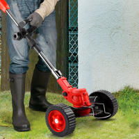 Cortacésped inalámbrico de 21V, cortacésped eléctrico de 21000RPM, cortador plegable ajustable para jardín, Makita con 1 baterías， - details 6