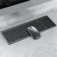 Jomaa Teclado Y Ratón Inalámbricos Recargables Slim Para Laptop USB 2.4G Combinación De Teclado Y Ratón Para Computadora - details 7