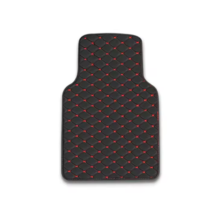 Alfombrillas De Piso Para Coche Universales En Cuero Artificial Adecuadas Para 98% De Modelos De Automóviles Accesorios Interiores Impermeables Y Decorativos - 1
