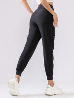 Pantalones De Yoga Para Mujer Cómodos Y Transpirables De Secado Rápido Con Bolsillos Ajustados Para Running Y Fitness Pantalones Largos De Pierna Regular - details 6