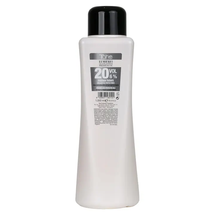 Tahe Oxigenada tratante High Platinium Lumière Express 6% - 20 Vol, 1000 Ml. - 1