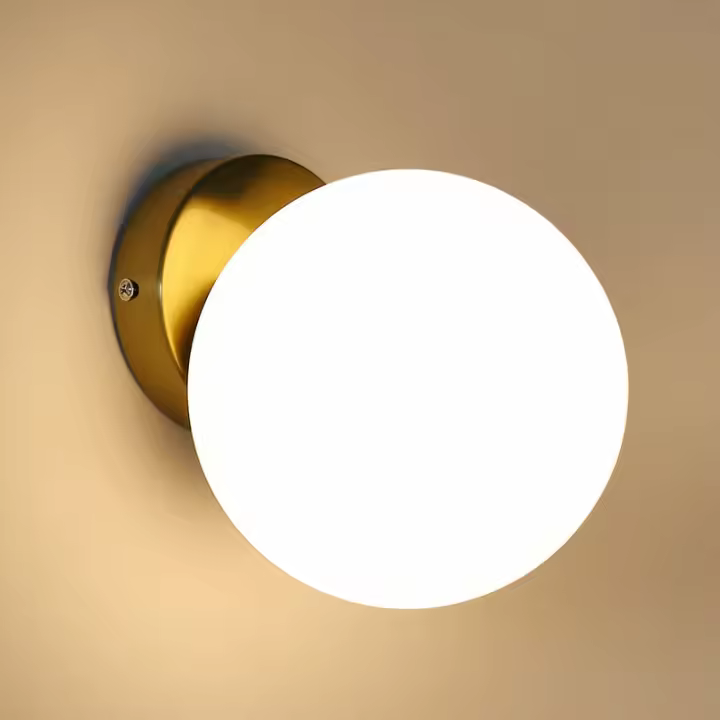 Lámpara de Techo Lámpara de pared Creative Art Ball Luz de Círculo Adecuada para Estudio,Calzada,Guardarropa - 1