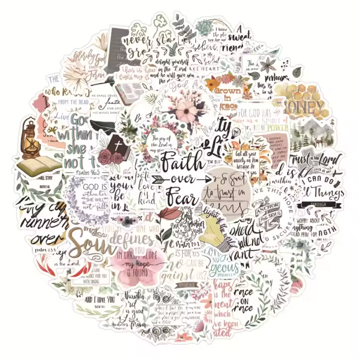 100pcs Pegatinas De Citas Inspiracionales Para Tablero De Visión Motivacional Adecuado Para Adultos Adolescentes Estudiantes Y Profesores Decoración Estética Regalo - 1
