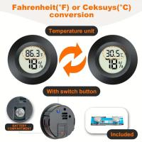 Mini Termómetro Y Higrómetro LCD Digital Para Nevera Y Congelador Rango De Temperatura -50~ +70°C Medidor De Temperatura Y Humedad Sensor Detector - details 3