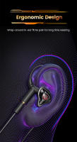 Auriculares De Juego Con Micrófono Universal 90° Elbowed HiFi Bass Estéreo Metálicos Con Cable 3.5mm Tipo-C Intraauriculares Para Teléfono Y Computadora - details 7
