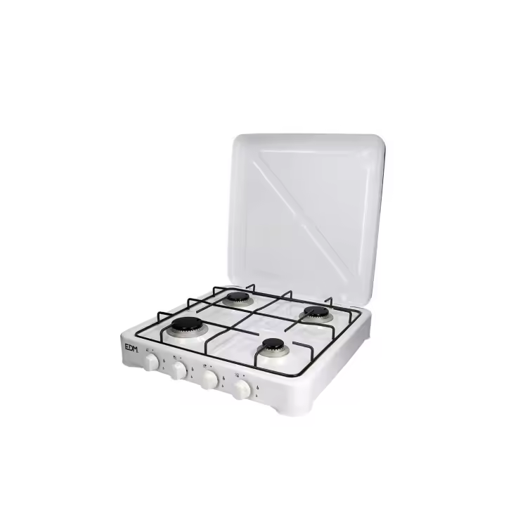 COCINA PORTATIL GAS 4 FUEGOS EDM  - DE SUINPLAS DECORACIONES - 1