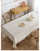 Mantel De Algodón Lino De Otoño En Gris Con Borlas Para Comedor Cocina Picnic Boda Estilo Rústico Farmhouse Cubierta De Malla - details 8