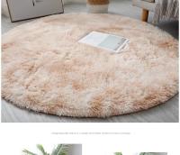 Alfombra Redonda De Peluche Suave Para Sala De Estar Decoración De Hogar Dormitorio Y Habitación De Niños Alfombra Blanca Espesa Para Salon - details 22