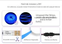 Ambient TV PC Backlight LED Strip Lights Para Dispositivos HDMI USB RGB Fita De Pantalla Color Sync Kit De Luz LED Para Alexa/Google /TV Box - details 7
