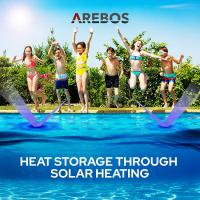 Arebos Cubierta Solar Piscina Isotérmica 6x4 M - Lona Térmica Protectora - Azul - details 12