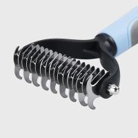 Nueva Cepillo De Peluquería Para Perros Y Gatos Desenredador De Cabello Largo Y Enredado Herramienta De Aseo Para Mascotas Curly - details 8