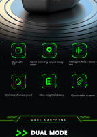 Auriculares Bluetooth Inalámbricos Para Esports Y Música Estilo In-ear Compatible Con Android Y Apple Con Micrófono Y Control De Volumen - details 1