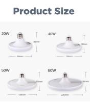 Bombilla LED E27 De Alta Brillo Para Ahorro De Energía Lámpara De Techo Para Sala De Estar Baño Iluminación Interior Fijación CANMEIJIA 220V Luz Fría (5500-7000K) - details 0