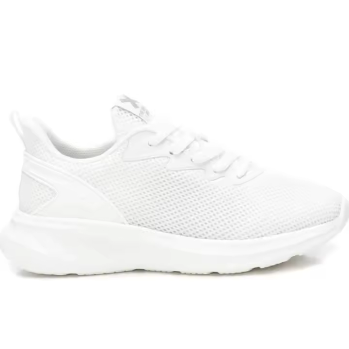 XTI - Zapatilla Deportiva para Mujer - Blanco Total - Cómoda y Transpirable - 1