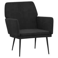 vidaXL Sillón de terciopelo 62x79x79 cm Gris claro, Gris oscuro, Negro Sillon Dormitorio Sillon Comodos Silla Relax Sillón Sofá - details 2