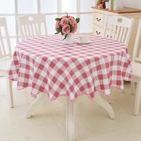 Mantel Redondo De Tela Y Plástico PVC Impermeable Y Resistente Al Aceite Lavable Estilo Moderno Con Patrón Floral Para Hogar Y Fiestas - details 4