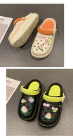 Sandalias De Plataforma Para Mujer Con Encantos Kawaii Antideslizantes EVA Para Interior Exterior Jardín Playa - details 14