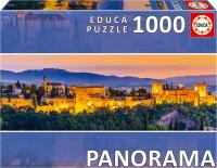 Educa - Puzzle de 1000 Piezas panorámico  Alhambra Granada. Incluye Pegamento Fix Puzzle. + 14 años Educa 19576 - details 0