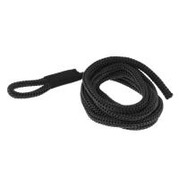 Cuerda De Anclaje Marítimo Negra Resistente Al Estiramiento Para Botes Pontones Barco Doble Tejido Cuerda De Anclaje Marítimo Con Ojo De Buey Accesorios Náuticos Para Kayak Y Botes Pontones - details 1