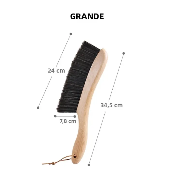 Cepillo De Cama Con Mango Largo Para Hoteles Brista Suave Cepillo De Madera Para Eliminar Polvo Y Limpieza De Alfombras En El Hogar - 1