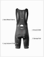 RION Shorts De Ciclismo Para Hombres T Tight MTB Con Almohadilla Para 7 Horas De Ciclismo De Larga Distancia Ropa De Bicicleta Elástica - details 4