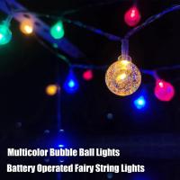 Luces De Cadena Globos 10/20/30/40 LED Operadas Por Batería Impermeables Para Decoración De Fiesta Patio Jardín Navidad - details 9