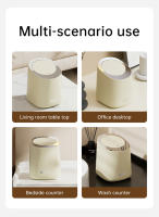 Mini Papelera De Escritorio Lindo Y Compacta Capacidad Doble Para Oficina Y Dormitorio Recipiente De Almacenamiento Pequeño Con Estilo De Bomba - details 5