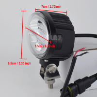 Luz LED JALN7 Para Tractor Oval 6.7 Pulgadas Versátil Para Deere 45W Massey Ferguson Case IH Combines Cotton Picker - details 2
