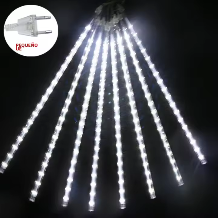 Luces De Show Meteorito LED Para Jardín Decoración De Navidad Y Bodas Con Enchufe EU Fuente De Alimentación AC Lámpara De Calle Exterior - 1