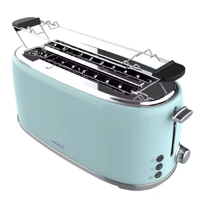 Cecotec Tostador vertical Tostador Vertical Toast&Taste 1600 Retro Double Blue - 1