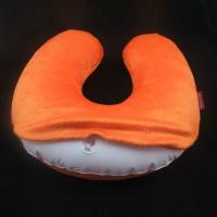 Cojín De Viaje Inflable Universal U Shaped Suave Soporte Para Cuello Y Cabeza Almohada Aire Conveniente De Poliéster / Algodón - details 2
