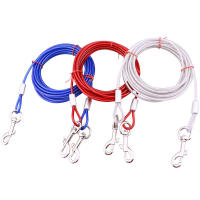 Cable De Atadura Para Perro 3M/5M Con Correa De Acero Inoxidable Para Jardín Y Exterior Resistentes Y Duraderos Para Grandes Perros - details 0