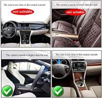 MSDADA Organizador de cuero PU para Coche, portavascos para asiento de coche, orificio de carga USB - details 2