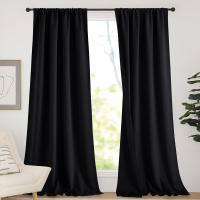 Cortinas Impermeables Y De Aislamiento Térmico Para Interior Y Exterior Decoración De Puerta Jardín Hogar Modernas De Poliéster 100% - details 3