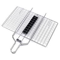 Cesta De Barbacoa Antiadherente En Acero Inoxidable Malla De Sopa Para Carne Y Verduras Herramienta De Barbecue Al Aire Libre - details 3