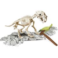 Arqueojugando Smilodon jugando aprendo juego de arqueología para excavar y montar dinosaurios, juguete científico CLEMENTONI - details 4