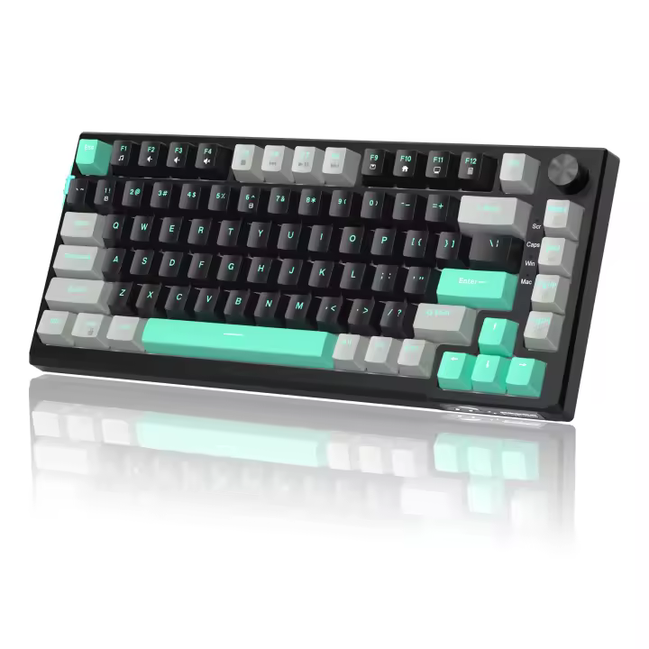 Teclado Mecánico De Juego RGB MageGee SKY81 75% Con Gotelección Intercambiable Y Cableado Personalizable Teclado Suave Con Tornillo - 1