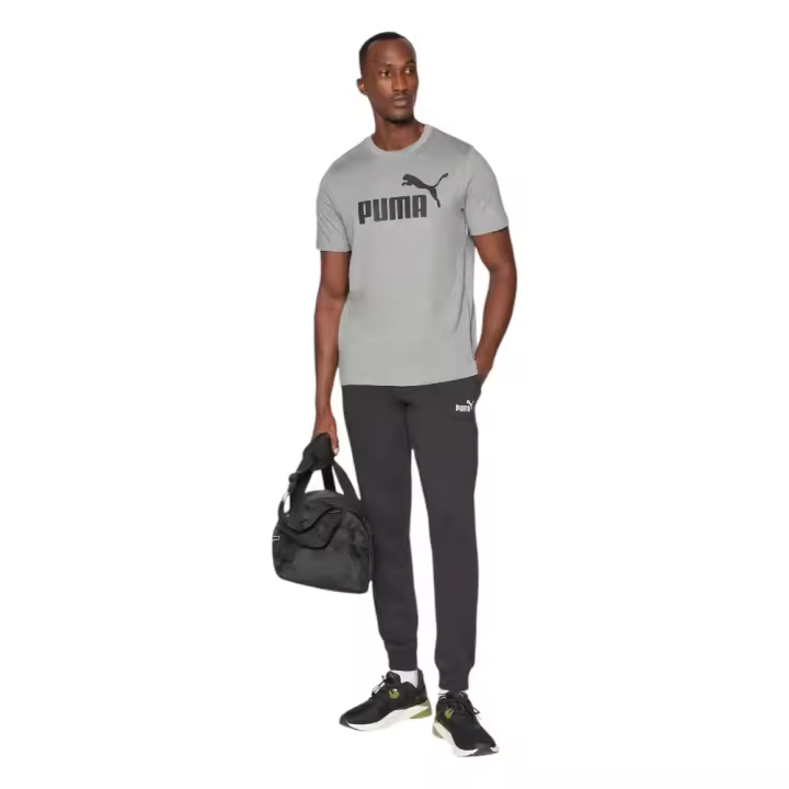Camiseta Puma Essentials Nº1 Logo Gris 682532-03 Casual Hombre - 1