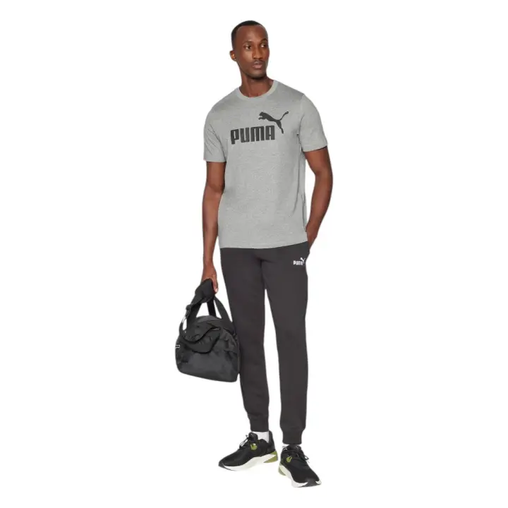 Camiseta Puma Essentials Nº1 Logo Gris 682532-03 Casual Hombre - 1