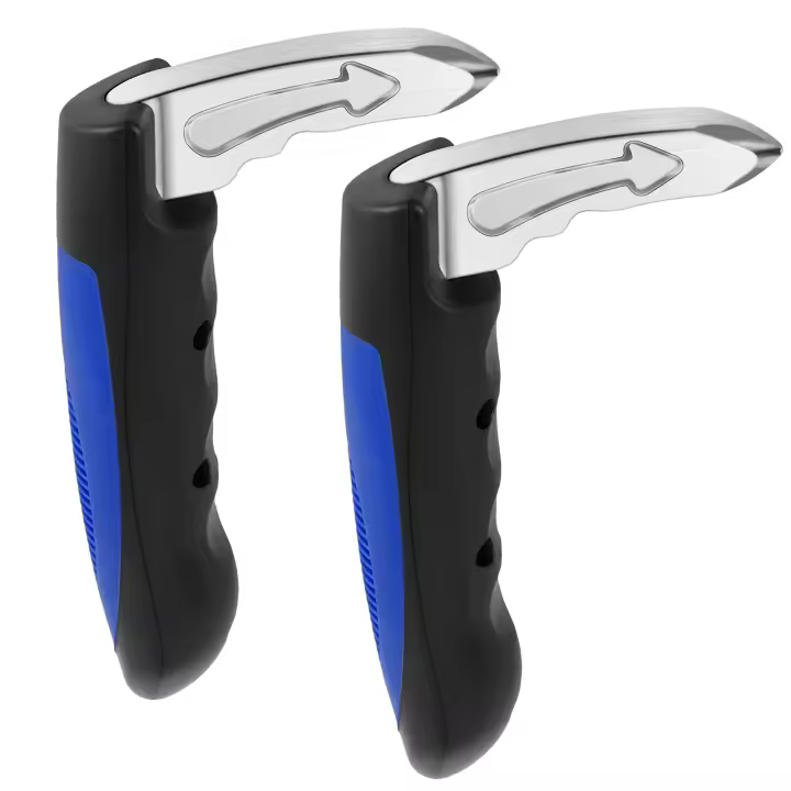 2Pcs Asistente De Manija De Puerta De Coche Multifuncional 2-en-1 Herramientas De Emergencia Rompe Ventanas Para Mayores Manija De Apoyo Para Coche - 1