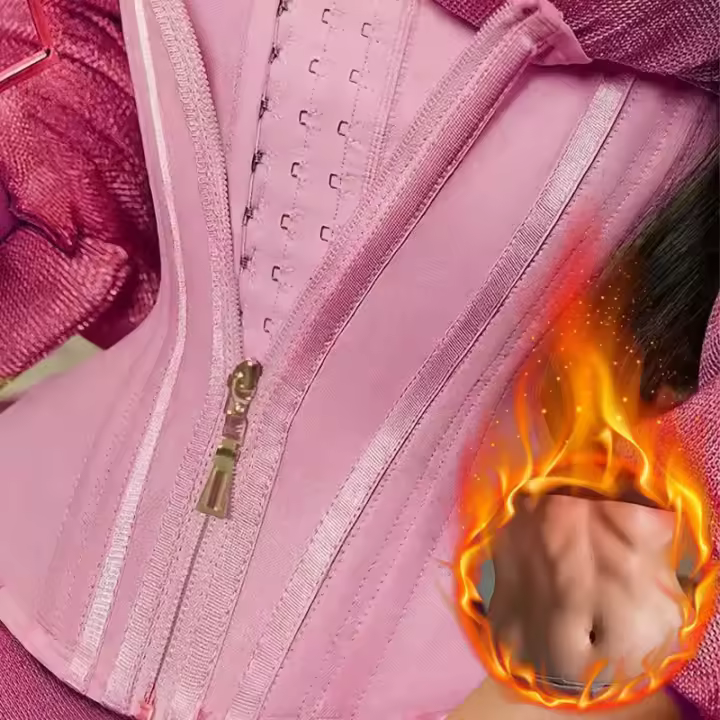 Faja Colomniana De Compresión Doble Para Mujer Control De Abdomen Postparto Modeladora Y Adelgazante Talla XS-3XL Color Negro - 1