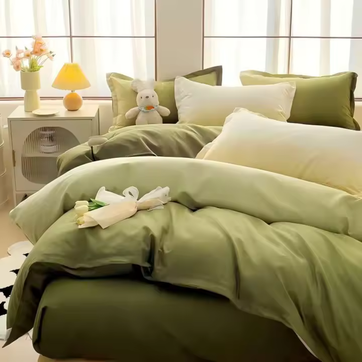 Juego de Funda Nórdica 4 Piezas de Algodón Alta Calidad Juego de Ropa de Cama- Dibujo Elegante - Varios Tamaños Disponibles - 1