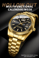 Reloj De Pulsera De Moda Para Hombre BINBOND Business Sports Quartz Impermeable Luminoso Clásico Con Calendario Creativo B7012 Material De La Correa De Acero Inoxidable - details 0