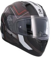 Shiro HEMETS Casco Integral SH-667 Faster Negro y Gris Mate con Gafas Solar - details 0