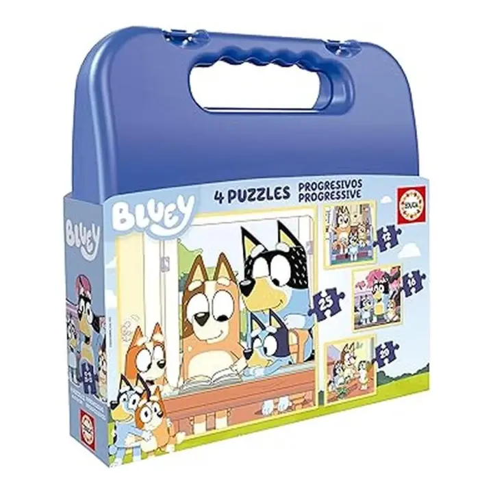 Educa Borras Set de Puzzles Progresivos Bluey 12-25 Piezas 19830 - 1